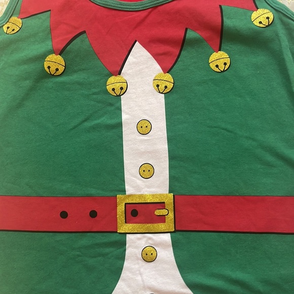 (2) Piece Adult Unisex’s Sexy Santa’s Helper Elf Christmas Holiday sleep set. - Picture 3 of 5